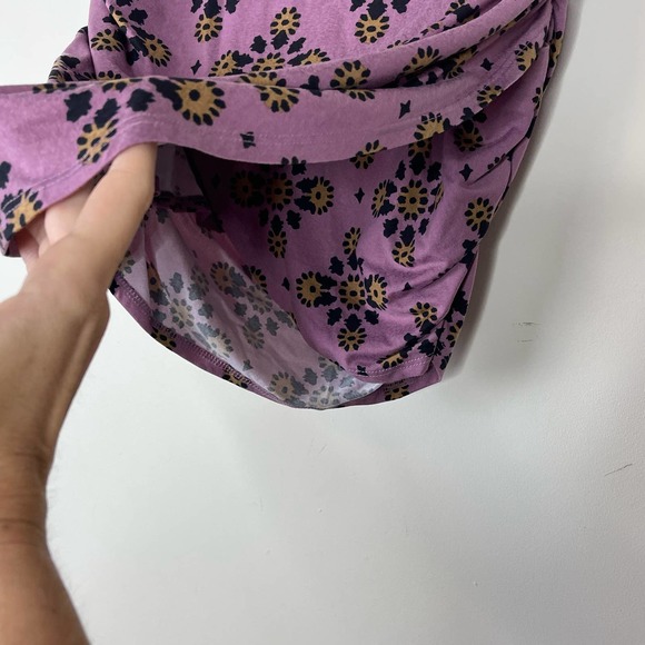 Free People Smokey Lilac She's Something Else Print Skirt NWT Size Small - Picture 5 of 9
